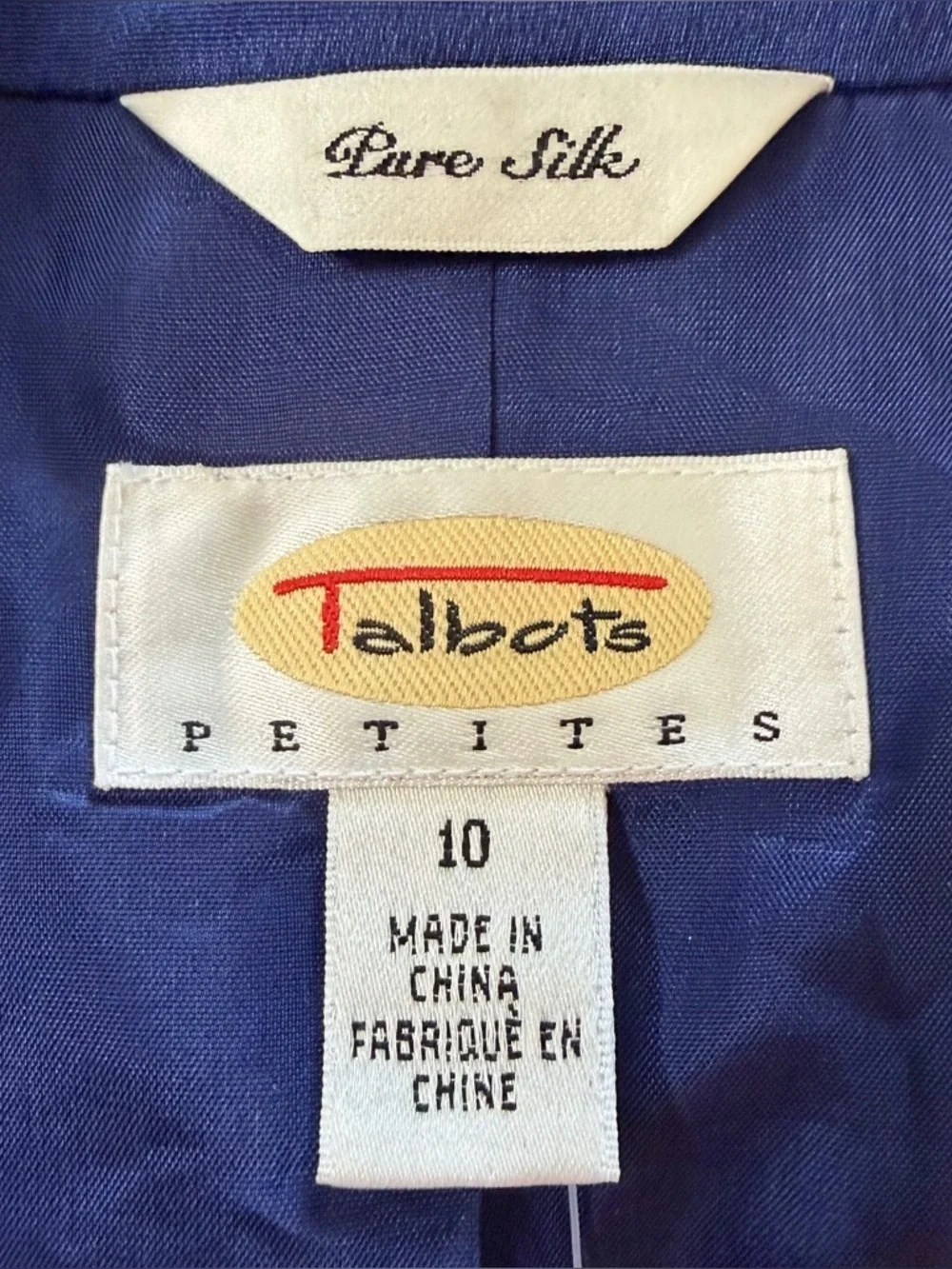 Talbots structured blazer